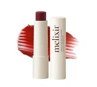 Melixir Burro per labbra vegano (12 colori, balsamo per labbra) 0,13 once, senza api, senza petrolato, burro di karité vegano a base vegetale nutriente profondo (06 Lust Red (colorato))