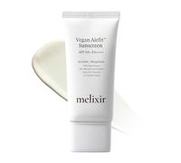 Melixir Crema Solare Vegana Airfit SPF 50 - Coreana per il Viso, Idratante per Pelli Sensibili, Non Grassa e Invisibile, Sicura per la Barriera Corallina - 50 ml