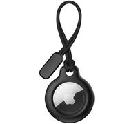 Meliya AirTag Portachiavi per Apple Airtag, Custodia in Plastica per Apple Airtag, Portatile Cover Protettiva per Zaini e Animali Domestici (cNero)