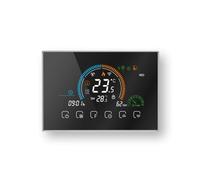 MelkiSmart Wi-Fi Termostato Serie 8000 per Caldaia di Riscaldamento, con Display Touchscreen Programmabile, Controllo Remoto da Cellulare, Compatibile con Alexa, Google Home e IFTTT.