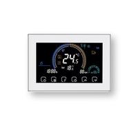 MelkiSmart Wi-Fi Termostato Serie 8000 per Caldaia di Riscaldamento, con Display Touchscreen Programmabile, Controllo Remoto da Cellulare, Compatibile con Alexa, Google Home e IFTTT.