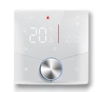 MelkiSmart Wi-Fi Thermostat - Serie 009 Termostato Touchscreen Programmabile per il Riscaldamento della Caldaia - Controllabile a Distanza dal Cellulare, Compatibile con Alexa, Google Home e IFTTT