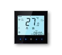MelkiSmart Wi-Fi Thermostat - Serie 1000 Termostato Touchscreen Programmabile per Riscaldamento ad Acqua/Elettricità/Caldaia/2 Tubi/4 Tubi di Raffreddamento Compatibile con Alexa, Google Home e IFTTT