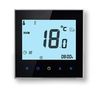 MelkiSmart Wi-Fi Thermostat - Serie 1000 Termostato Touchscreen Programmabile per Riscaldamento ad Acqua/Elettricità/Caldaia/2 Tubi/4 Tubi di Raffreddamento Compatibile con Alexa, Google Home e IFTTT