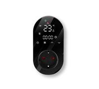 MelkiSmart Wi-Fi Thermostat - Serie 12 Termostato Touchscreen Programmabile per Condizionatori d'aria a 4 tubi - Controllo Remoto dal Cellulare, Compatibile con Alexa, Google Home e IFTTT