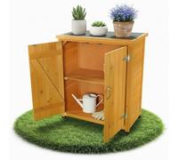 Melko - Armadietto da Giardino con Apertura a 2 battenti, 75 × 40 × 90 cm