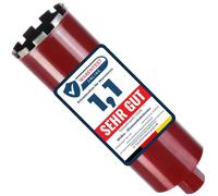 Melko Corona di perforazione diamantata, diametro 150 mm, lunghezza utile 400 mm, punta per muratura, granito, cemento armato, pietra naturale, calcestruzzo, cartongesso