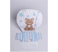 Mella Kids Copriseggiolone Pappa in Pvc ORSO AZZURRO per CAMPIONE e POLLY EASY