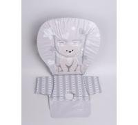 Mella Kids Copriseggiolone Pappa in Pvc ORSO GRIGIO per CAMPIONE e POLLY EASY