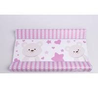 Mella Kids Fasciatoio in Gomma Universale per Cassettiera Bagnetto ORSO ROSA