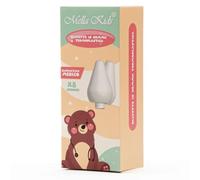 MELLA KIDS Olive Nasali per Lavaggi Neonato Morbide per Siringa per Lavaggi Nasali Bambini (Pack da 8) Kit Lavaggio Nasale per Bambini e Adulti, Olivetta Made in Italy