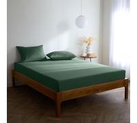 Mellanni Lenzuolo 150x200 - Elastico Su Tutto Il Perimetro - (150x200 cm, Verde Smeraldo)