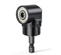Mellbree Avvitatore angolare a 105°, attacco angolare per avvitatore a batteria con cambio rapido da 1/4 pollici e supporto magnetico per punte angolare multifunzione, compatibile con avvitatore a
