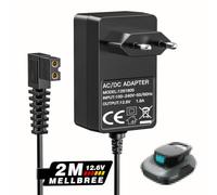 Mellbree Caricatore da 12,6 V per robot da piscina Aiper Scuba SE 600/1000/1500/P1111/Pilot H1, cavo di alimentazione di ricambio da 2 m per aspirapolvere automatico per piscina, ricarica sicura ed