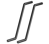 Mellbree - Chiave a brugola per smaltimento dei rifiuti, confezione da 2 pezzi, compatibile con InSinkErator, smaltimento dei rifiuti per sbloccare il lavello della cucina, per smaltire gli alimenti, per intasare i rifiuti, colore: nero