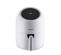 Mellerware - Friggitrice ad aria Crunchy Medium! 1000W | 3,5L | Timer programmabile | Air Fryer Senza Olio 80-200ºC | No BPA/PFOA | Schermo Touchscreen | Cestello lavabile in lavastoviglie | Bianca
