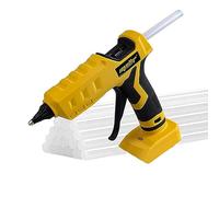 Mellif MG18-DW 100W Pistola per colla a caldo senza fili per Dewalt 18 V XR agli ioni di litio alimentato a batteria Full Size 11 mm bastoni (strumento nudo, senza batteria, nessun caricatore), giallo