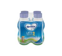 Mellin 2 Latte Liquido per Neonati Confezione da 4 Bottiglie da 500 ml