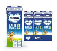Mellin 3 Latte di Crescita Liquido per Bambini dal 1° anno compiuto al 2° anno