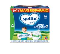 Mellin 4 Latte di Crescita Liquido Offerta 6 Bottiglie da 1000 ml
