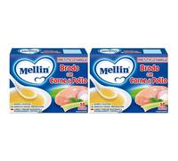 Mellin Brodo Carne Pollo 10 Bustine X 5 G 2x10x5 g Bustina