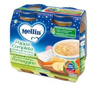 Mellin Cena Completa Pastina Verdure Formaggino 2 Pezzi 200 G