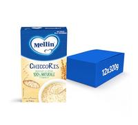 Mellin ChiccoRis, Con Farina di Riso e Vitamina B1, 12x320g | Per Bambini dal 5° mese Compiuto