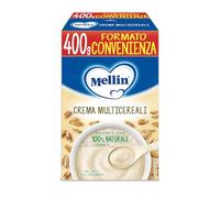 Mellin Crema Multicereali, Con Vitamina B1, Formato Convenienza 400g | Per Bambini dal 4° Mese Compiuto