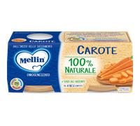 DANONE NUTRICIA SpA SOC.BEN. MELLIN OMOGENEIZZATO CAROTE 2X80 GRAMMI