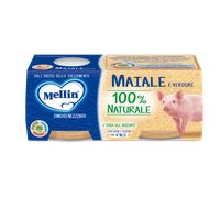 Mellin Omog Maiale 2x80g
