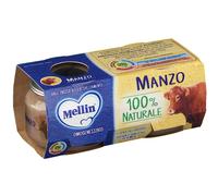 Mellin MELLIN OMOGENEIZZATO MANZO 2 X 80 G