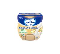 Mellin Merenda al Latte Vaniglia 4 Confezioni da 2x100gr