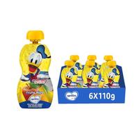 Mellin Merenda Disney Mickey Mouse, Paperino, Frutta Mista, 6x110g