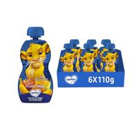 Mellin Merenda Disney Re Leone, Simba, Frutta Mista, 6x110g