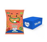 Mellin MiniCrock Pomodoro e Rosmarino, Snack Biologico, 10x30g