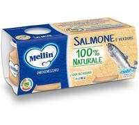 Mellin Omogeneizzato pesce salmone – Confezione da 24 vasetti