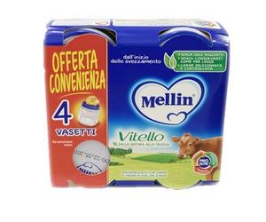 MELLIN-OMO.VITELLO 4X80G