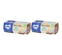 Mellin Omog Fagioli Bi 2X80G Set da 2 2x2x80 g Pappa