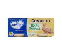 Mellin Omogeneizzati Carne Gusto Coniglio Offerta 6 Vasetti da 80 Gr