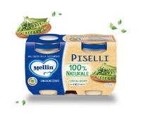 Mellin - Omogeneizzati Legumi Piselli: Confezione 2x125 gr