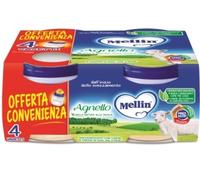 Mellin Omogeneizzato Agnello dal 4 mese, 4 x 80g