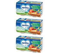 Mellin Omogeneizzato Albicocca Banana Mela 3x2x100 g Pappa