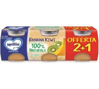 mellin omogeneizzato banana kiwi 3 pezzi da 100 g