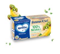Mellin - Omogeneizzato Banana Kiwi: Confezione 2x100 gr