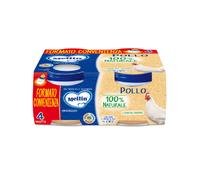 Mellin Omogeneizzato Pollo - 4 Pezzi da 80 g- Totale: 320 g