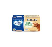 Mellin Omogeneizzato Carne Vitello Offerta 12 Vasetti da 80gr