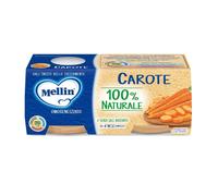 Mellin Omogeneizzato Carote 100% Naturale, 2x80g
