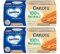 Mellin Omogeneizzato Carote 2 X 80 G 2x160 g Pappa