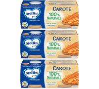 Mellin Omogeneizzato Carote 2 X 80 G 3x160 g Pappa