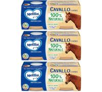 Mellin Omogeneizzato Cavallo e Patate 2 x 80 G 3x2x80 g Pappa